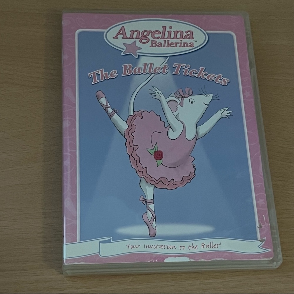 2004 Angelina Ballerina Rare Promo DVD Sampler The Ballet Tickets Cartoon HIT